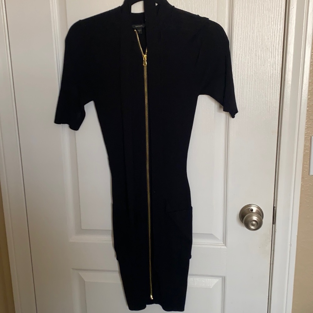Black Guess Sweater Dress